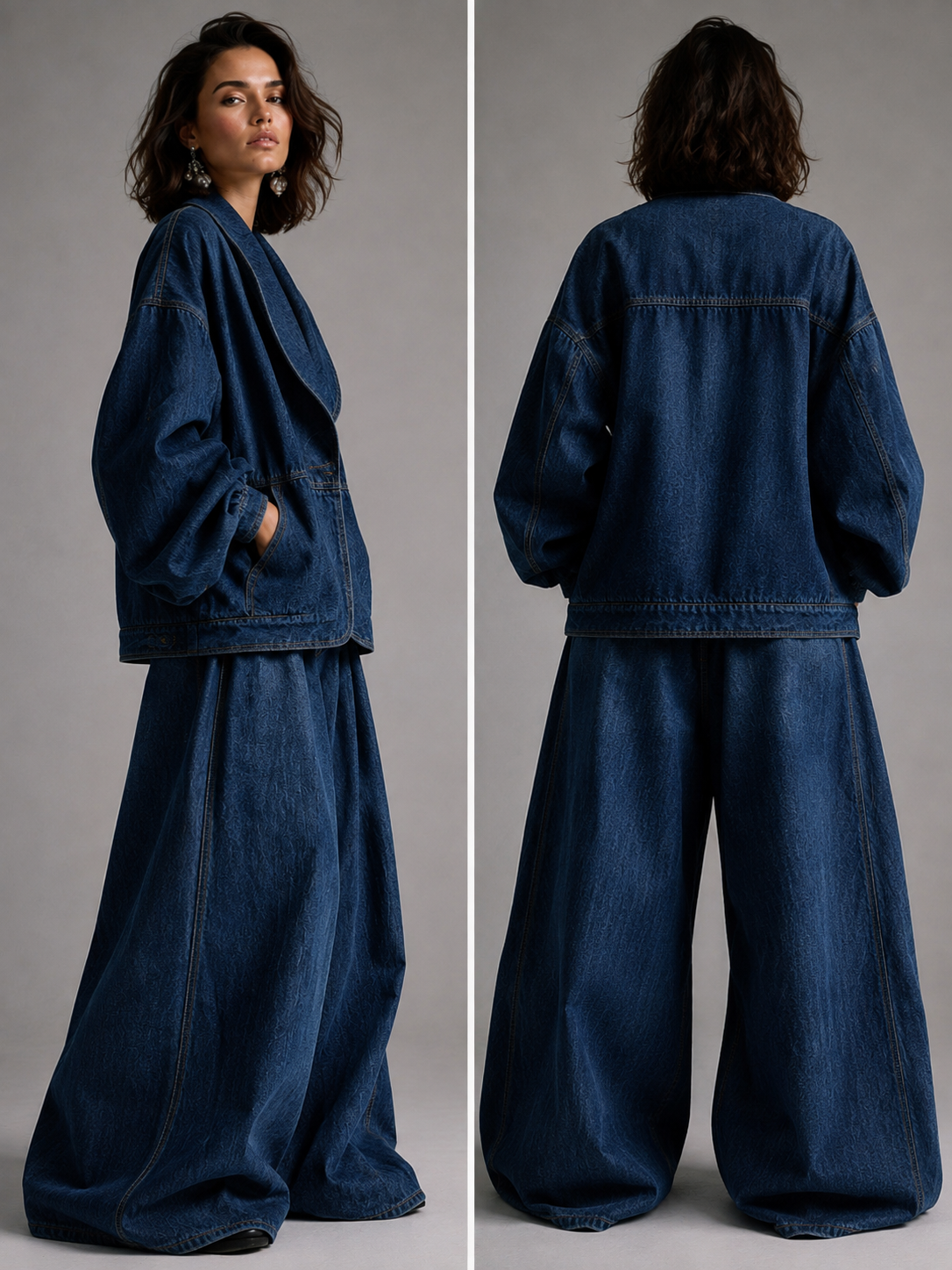 Set Sotavento — SOT-06 — denim de autor, Cartografía del Vacío, Susana Acosta (vista 2)